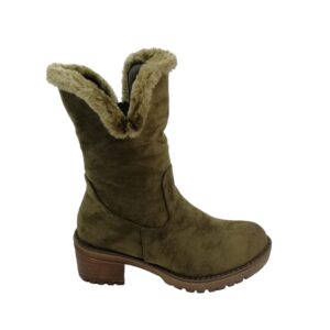 MANDARINA 2117DF Botin Pelo Piso Goma