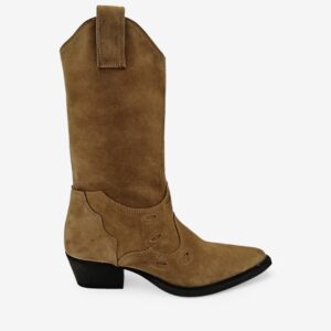 Semi-Bota Campera Serraje Piel