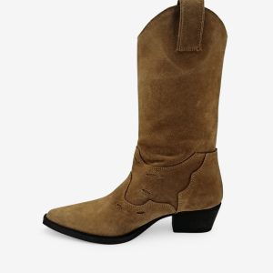 Semi-Bota Campera Serraje Piel